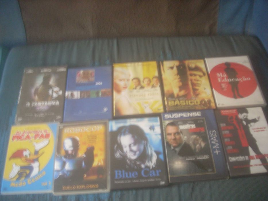 Conjunto de 130 DVDs. Preço mínimo -  conjunto.