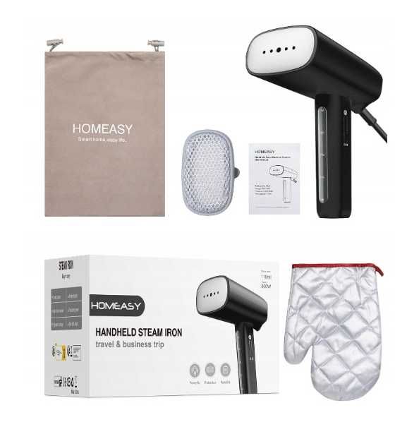 Parownica Homeasy Light Lekka Parownica 800W 110ml 140st Kabel 2,3m