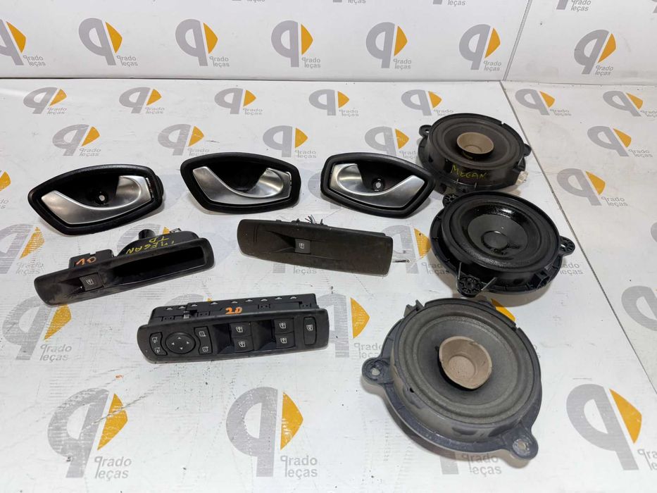 Botão comando vidro colunas puxador interior renault megane 3 III