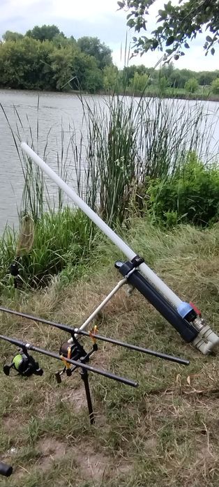 * Пневмопушка для риболовлі  - точний і дальній заброс принади.