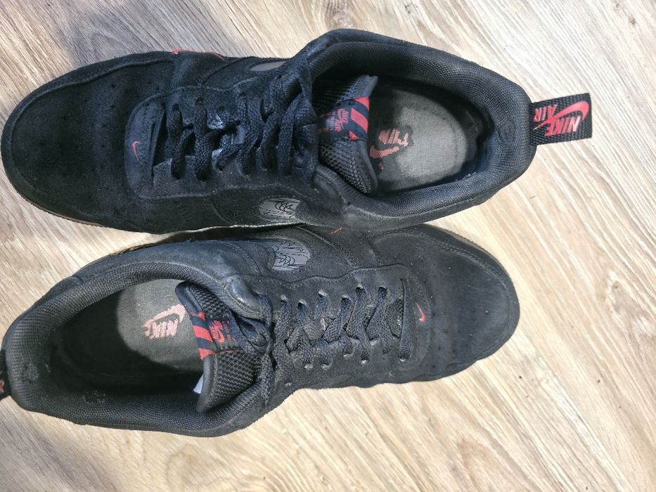 Кросівки - Шкари чоловічі Nike Air Force 1 Low "Multi Swoosh Black Crimson"