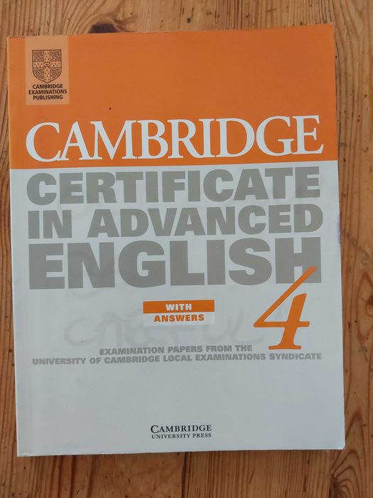 Cambridge Certificate in Advanced English with answers 4.