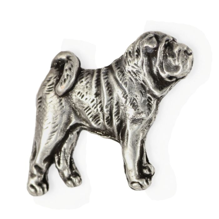 Shar Pei pin posrebrzony Art-Dog