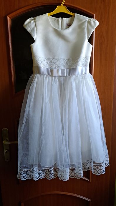 Piękna sukienka Mała Lady polski prod 146 elegancka komunia wesele