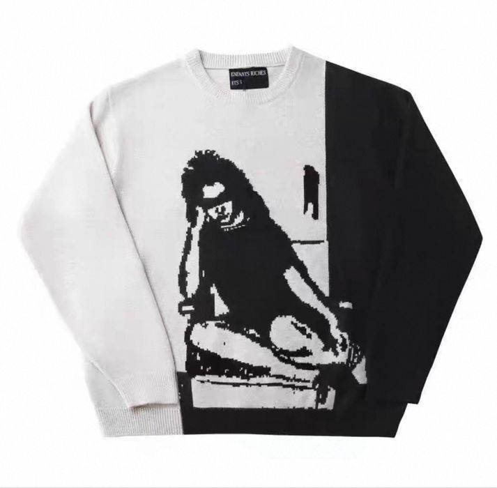 Светр Erd з дівчиною Розпродаж Oversize