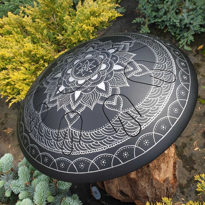 Глюкофон 18 нот. Язычковый(лепестковый)барабан.Ручной работы.PetalDrum