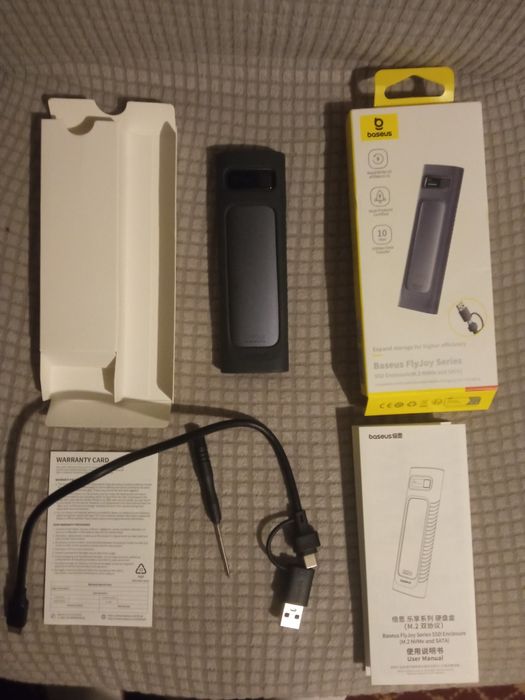 Карман m.2 NVME/Sata Baseus