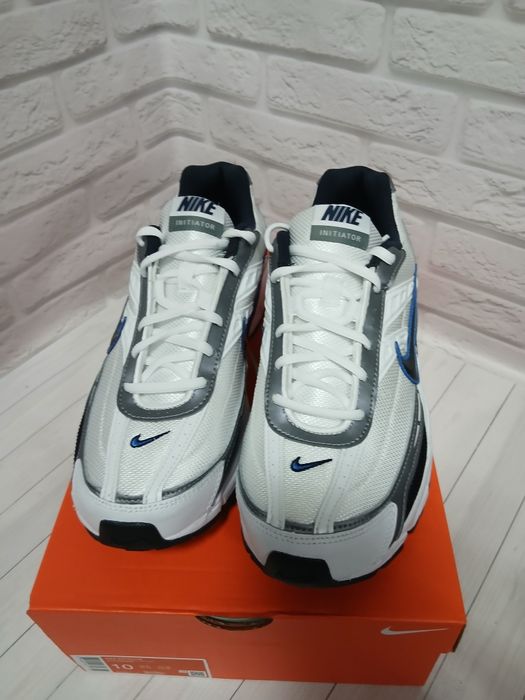 Чоловічі кросівки  Nike Initiator 394055-101 40 Білий/Сірий.42 42,5 43 44 44,5 45 45,5  .