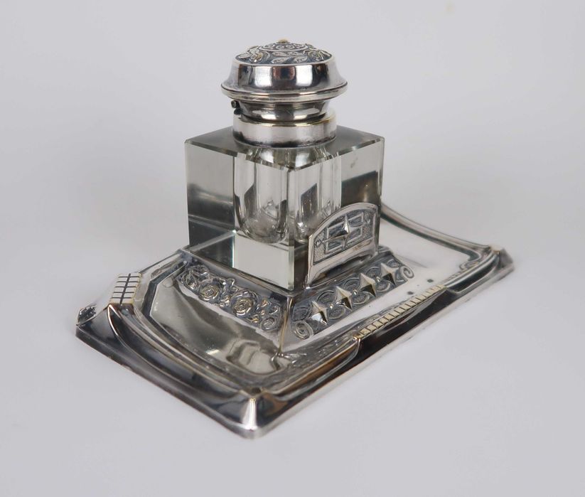 Tinteiro de mesa Art Deco