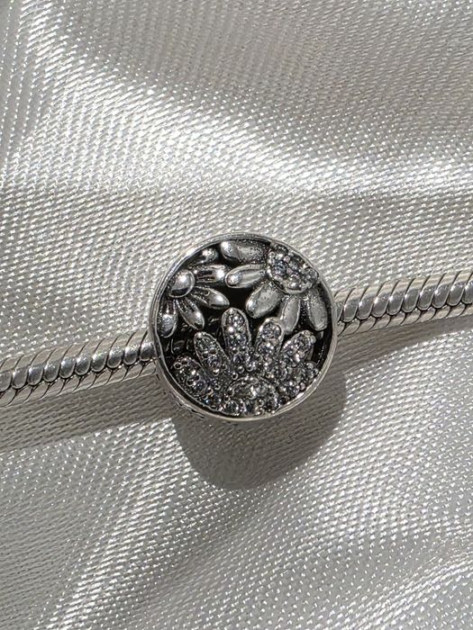Charm's piekny kwiaty prezent S925
