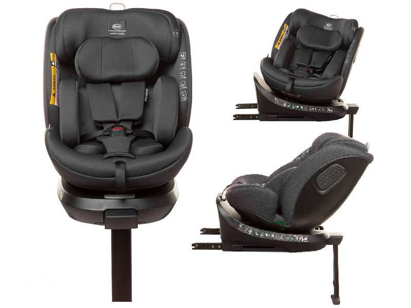 Fotelik Samochodowy ODCHYLANY OBROTOWY Isofix ISize 4Baby Enzo-Fix RWF