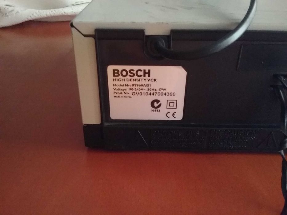 Bosch VHS video player recorder63824738611713124