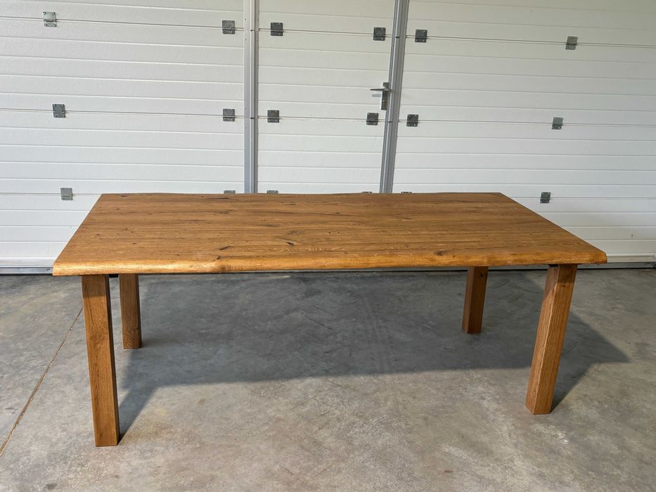 Stół dębowy z litego drewna 200x100 OD RĘKI