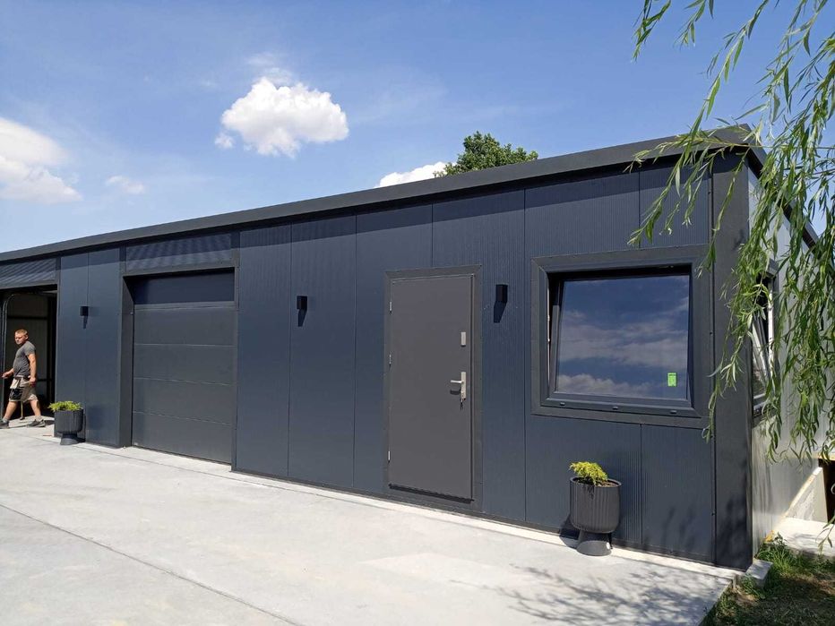 PŁYTY WARTSOWE, płyty ścienne i dachowe, garaże, HALE, KONTENERY, DOMY