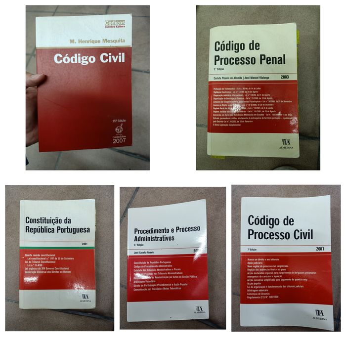 Conjunto 5 Livros - Direito