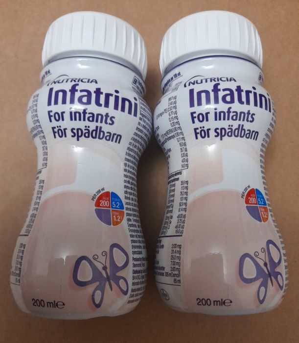 Дитяче харчування ентеральне харчування Infatrini Nutricia 200мл.
