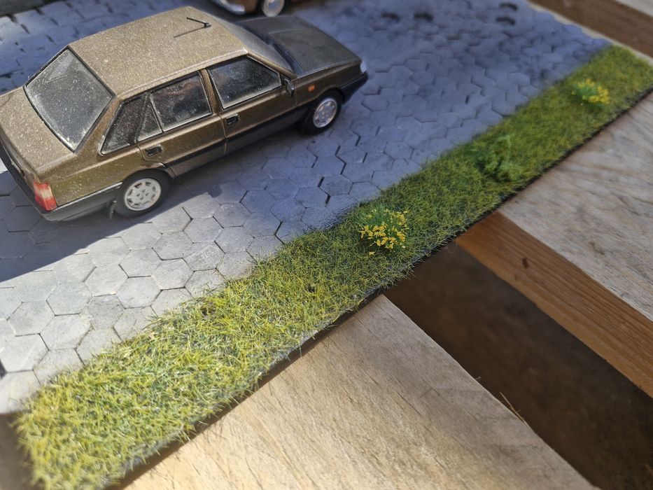 Podstawka pod modele garaże blokowisko 1:43 diorama PRL