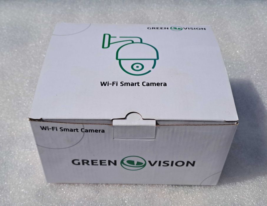 Бездротова поворотна Wi-Fi камера Green Vision + якісний блок живлення 12V на 2А