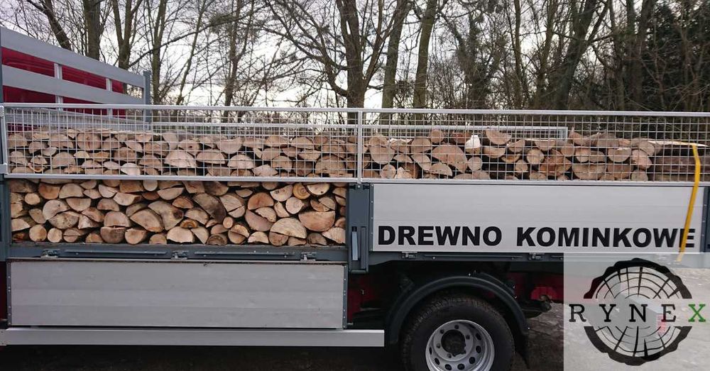 Drewno Kominkowe Lubin. Drewno opałowe Buk Dąb Brzoza Sosna. Transport