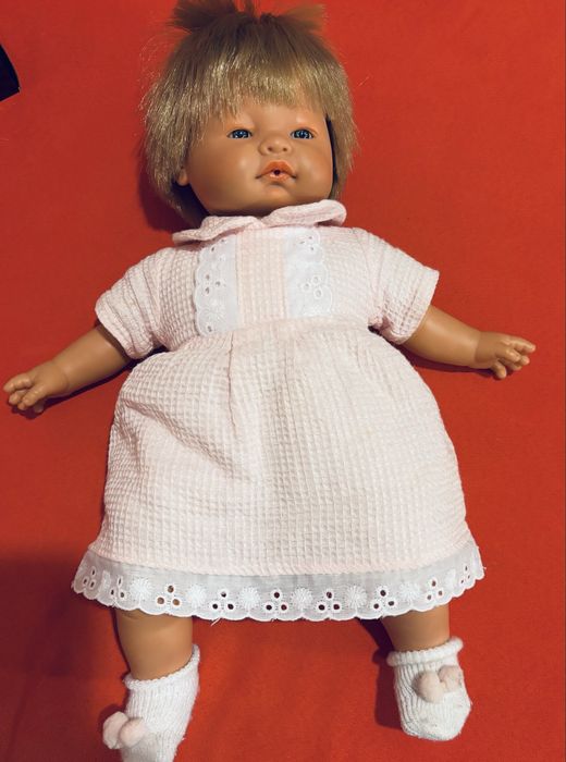 Lalka hiszpańska ze smoczkiem wysokość 40 cm