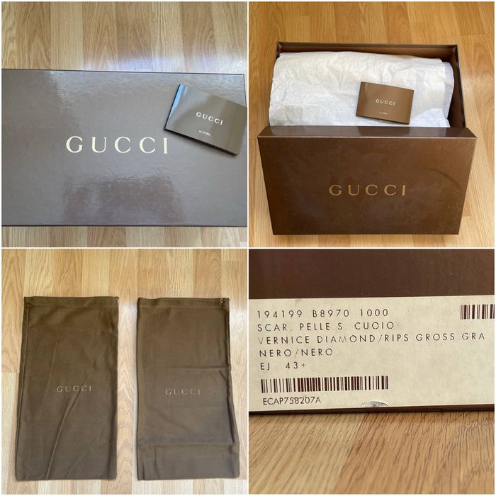 Мужские лаковые туфли Gucci (оригинал)