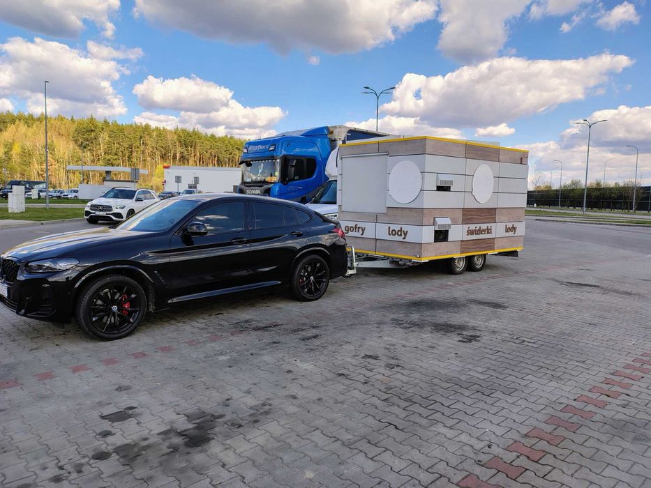 Przyczepa Gastronomiczna na lody świderki gofry