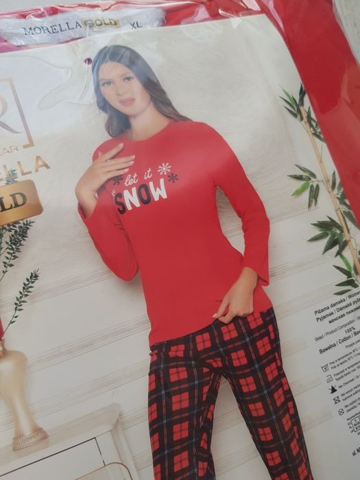 Piżama damska świateczna bawełna