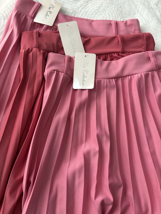 Wyprzedaż! 3 spódnice plisowane