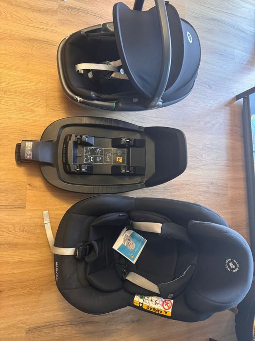 Foteliki maxi cosi z bazą. Coral i Pearl Pro2 + wozek spacerowka gratis