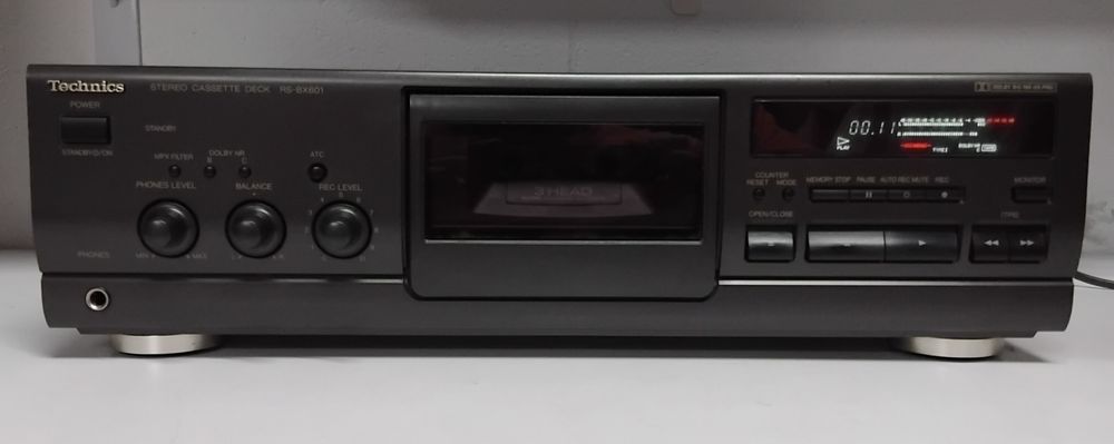Registratore A Cassette Technics RS-BX601 Ricondizionato - 3 Teste, Auto Bias, HX Pro - Garanzia 1 Anno