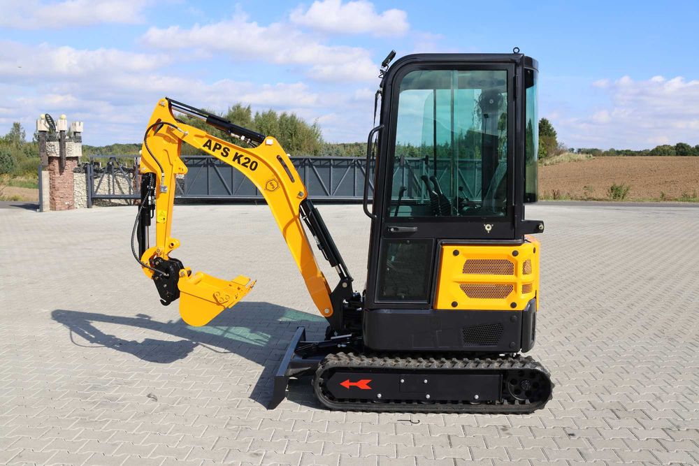 Mini koparka APS K20 z silnikiem Kubota 1750 kg • 2025 • NOWA