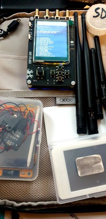 ESP32-DIV Swiss Army Knife, Flipper Zero, marauder, bruce, diy zestaw,