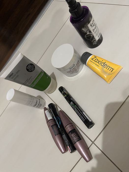 Kosmetyki zestaw różne mix dior rimmel pixi