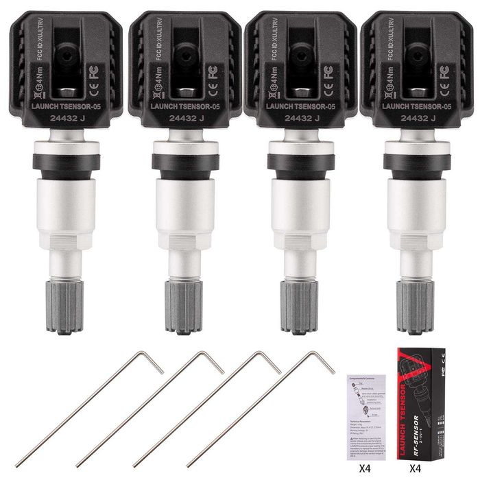 LAUNCH Válvulas TPMS Metal X431 TPMS RF-Sensor Máquinas Launch (NOVO)