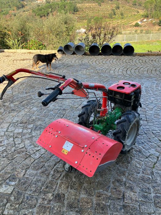 Motocultivador com fresa de 70cm  como novo, motor lombardini
