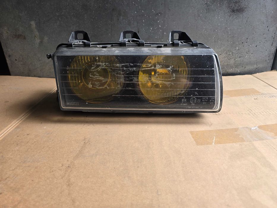 lampa przód BMW E36 Yellow Bosch soczewka