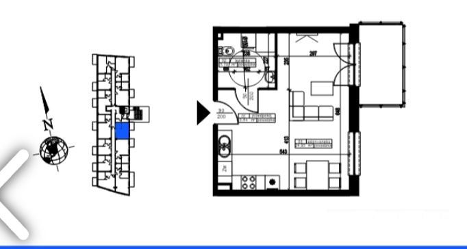 Piękne mieszkanie 34,11 m² z DUŻYM BALKONEM na os. Południe + Samodzielny GARAŻ w bryle budynku!