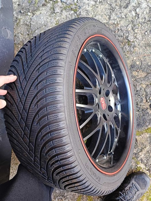 Alufelgi Dotz Mugello Audi A6 5x112 ET35 czarne Rant 19" 255/35/19 7mm