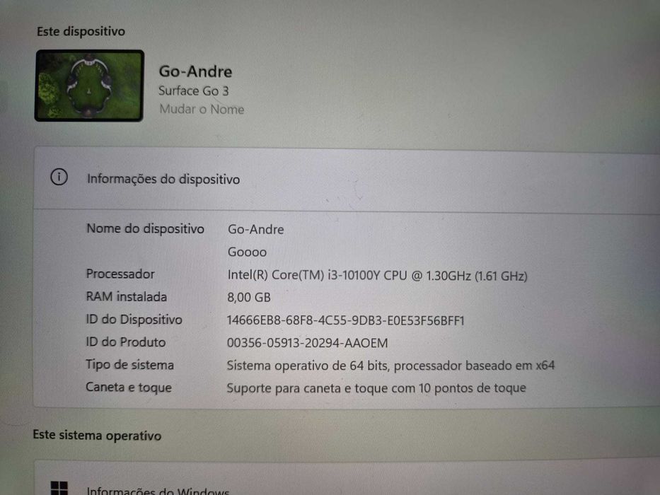 Microsoft Surface Go 3 USADO