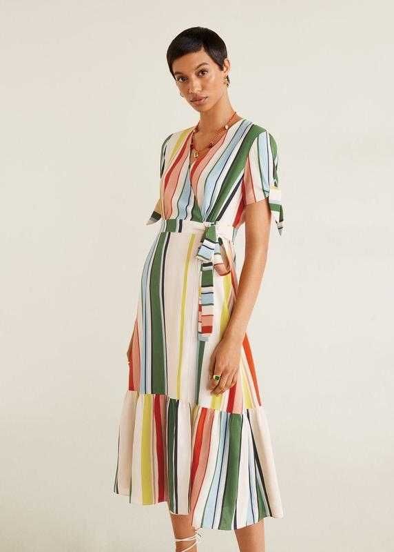 Mango rainbow dress deals