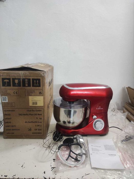 Тістоміс Кухонний комбайн тестомес міксер Klarstein Bella Pico 2G