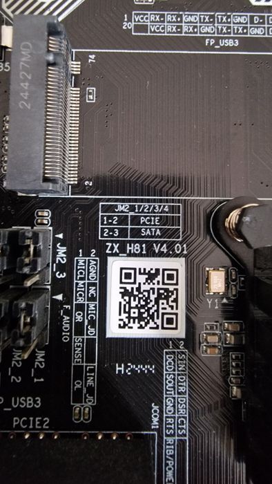 Motherboard ZX H81 V4.01 LGA1150 DDR3 + Espelho I/O