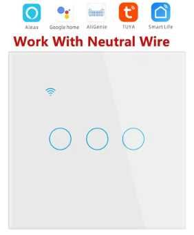 Tomada Inteligente WiFi Botão Touch Voz Automação Alexa Google Home NO