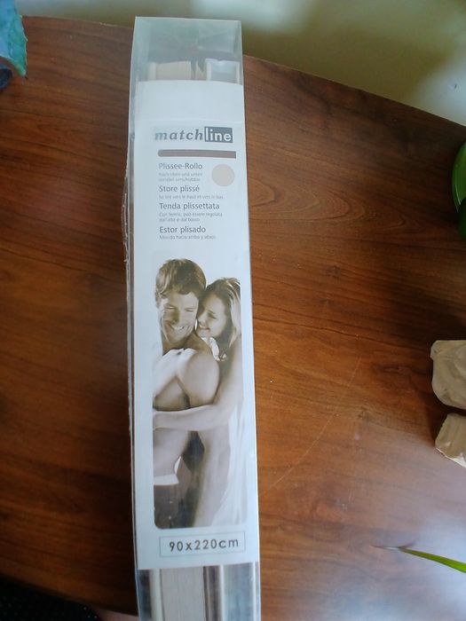Nowa roleta plisowana 90x220