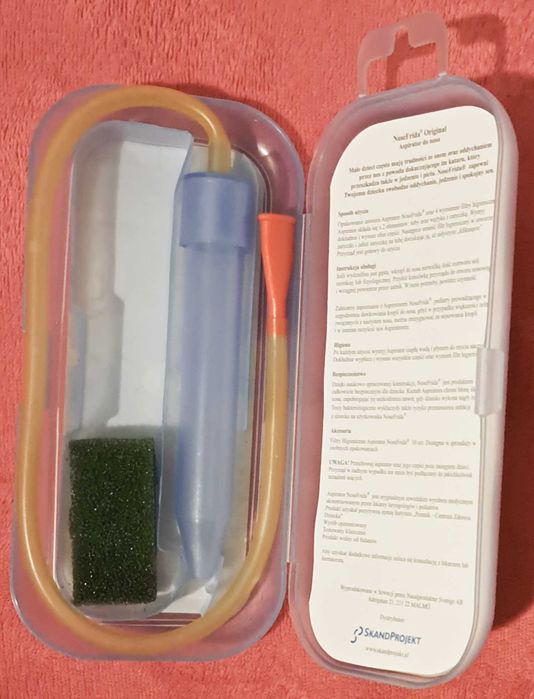 Aspirator do nosa dla niemowląt i małych dzieci Nose Frida Original