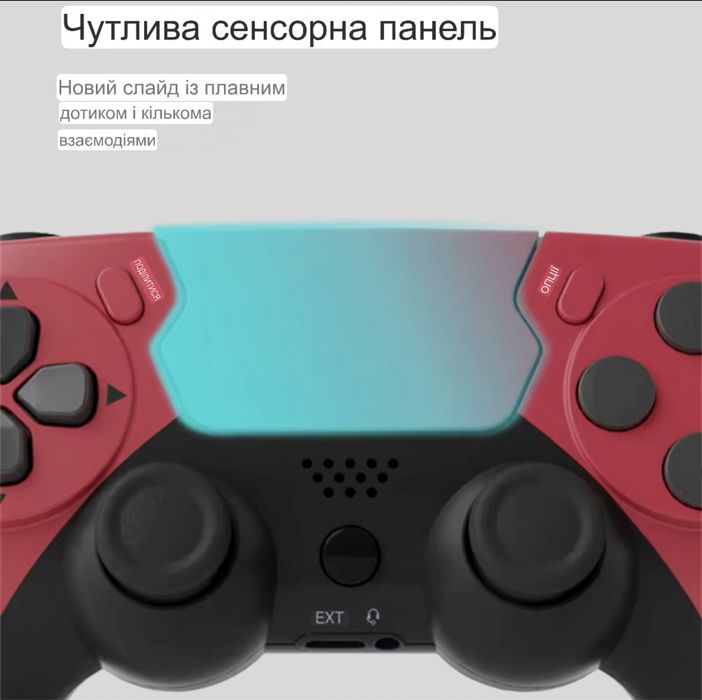 Бездротовий геймпад GAMINJA P48 для PS4/PS3, PC