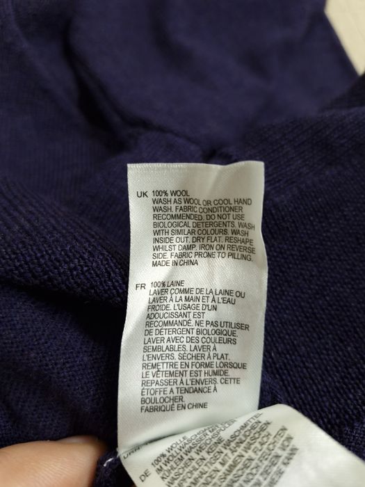 Lekki sweter wełniany White Stuff Gentlemen's Relish L 100% wełna