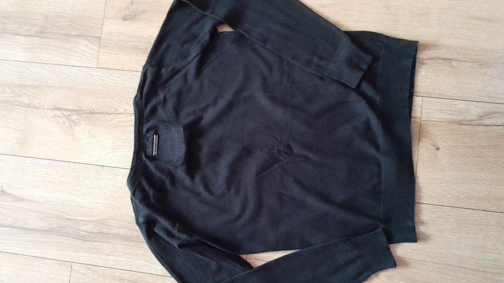Sweter rozpinany czarny  XS House Basic
