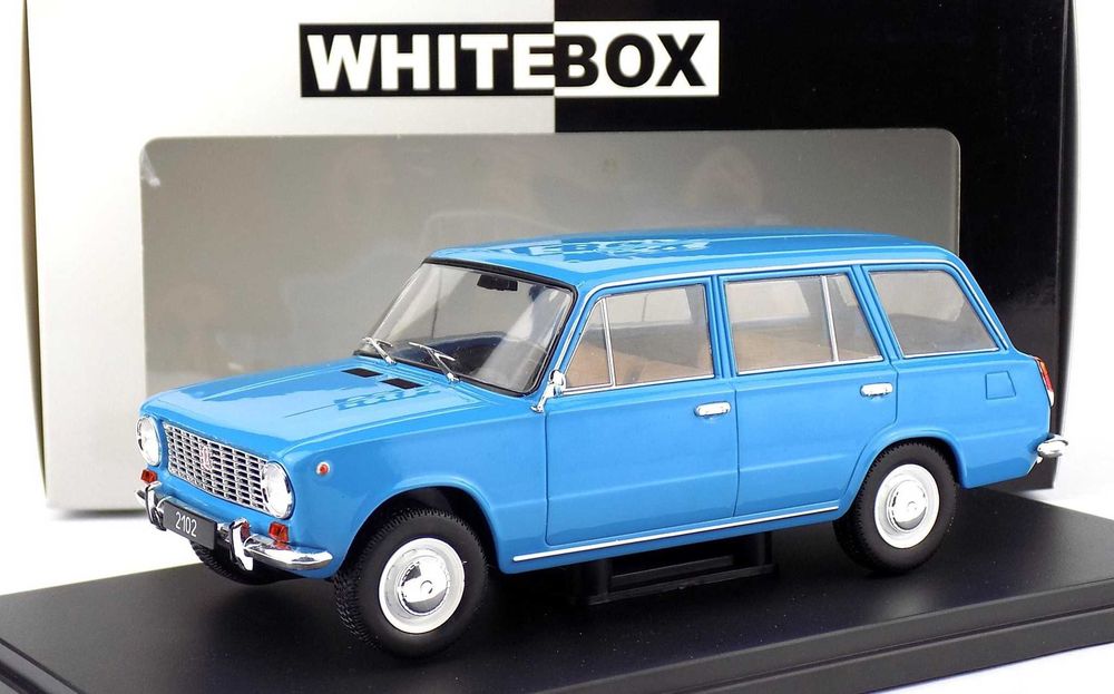 ВАЗ 2102 голубой 1:24 (1971) - WHITEBOX