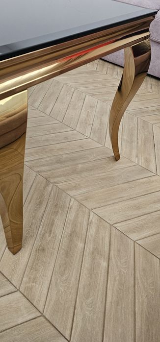 Stolik glamour złoty 60x100cm